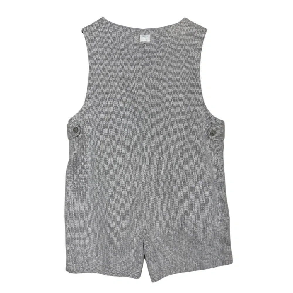 Janie And Jack Herringbone Jon Jon Overalls Size 6-12 Months